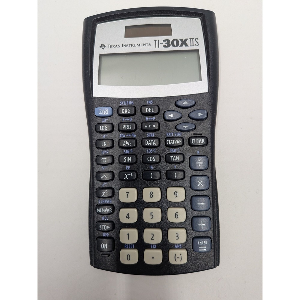 Texas Instruments TI-30X IIS Scientific Calculator Dual Line Display Gray - Picture 2 of 8